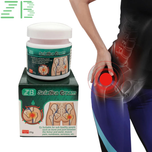 1/2/3Pcs ZB Sciatica Pain Relief Cream Sedentary Hip Joint Treatment Piriformis Muscle Arthritis Neuralgia Care Ointment